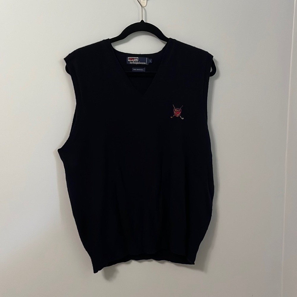 Polo By Ralph Lauren Men’s Lambswool vest